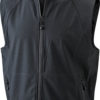 Softshell Weste - schwarz