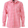 Men's Traditional Shirt - rot/weiß