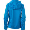 Ladies Outdoor Jacket - aqua/acid yellow