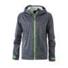 Mens Outdoor Jacket - iron grey/green