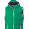 Mens Maritime Vest - irishgreen/white