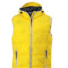 Mens Maritime Vest - sun yellow/white