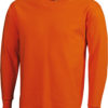 Round Sweat Open Hem - orange