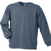 Round Sweat Open Hem - carbon