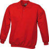 Polo-Sweat Heavy - red