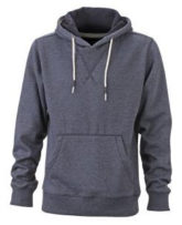 Mens Hoody - dark/denim/melange