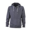 Mens Hoody James & Nicholson - dark-denim-melange