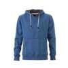 Mens Hoody  - light denim melange