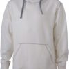 Mens Lifestyle Zip-Hoody - offwhite/grey heather