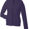 Ladies Hooded Jacket - aubergine