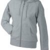 Ladies Hooded Jacket - grey heather