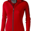 Damen Mani Power Fleece Jacke - rot