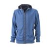 Mens Hoodie - denim/navy