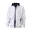 Mens Hoodie - white/navy
