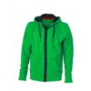 Mens Urban Sweat Hoody - fern-green/navy