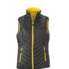 Ladies Lightweight Vest - black/yellow