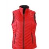 Ladies Lightweight Vest - red/carbon