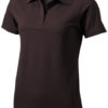 Seller Damen Poloshirt - chocolate brown