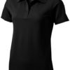 Seller Damen Poloshirt - schwarz