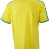 Mens Flag T James & Nicholson - Kontraststreifenan Ärmel