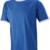 Mens Flag T James & Nicholson - royal/white
