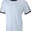 Mens Flag T James & Nicholson - white/black