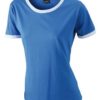 Ladies Flag T James & Nicholson - royal/white