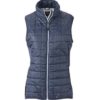 Ladies Hybrid Vest James & Nicholson - navy/silver