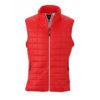 Mens Hybrid Vest James & Nicholson - light red/silver