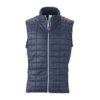 Mens Hybrid Vest James & Nicholson - navy/silver