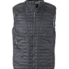 Mens Lightweight Vest James & Nicholson - black/silver