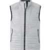 Mens Lightweight Vest James & Nicholson - silver/black