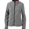 Ladies Softshell Jacket James & Nicholson - light melange