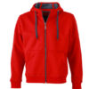 Mens Doubleface Jacket - red/carbon