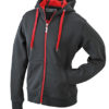 Mens Doubleface Jacket - black/red