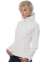 Ladies Hooded Softshell B&C