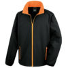Bedruckbare Soft Shell Jacke Result - black/orange