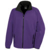 Bedruckbare Soft Shell Jacke Result - purple/black