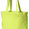 Carolina Baumwolltasche mit langem Henkel - limone
