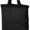 Virginia Baumwolltasche mit kurzen Henkeln - schwarz