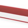 Profil Namensschild aus Aluminium - matt rot