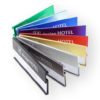 Profil Namensschild aus Aluminium - in neun Farben