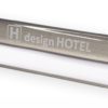 Profil Namensschild aus Aluminium - Doming silberauf Anfrage
