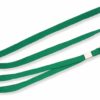 Schlauchband 10 mm mit Karabinerhaken - grün