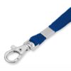 Schlauchband 10 mm mit Karabinerhaken - navy