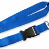 Promotionband mit Reißverschluss - blau