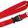 Promotionband mit Reißverschluss - rot