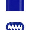 Festivalbändchen Verschluss - blau flach
