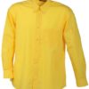 Werbeartikel Hemd Promotion Shirt longsleeved - yellow