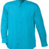 Werbeartikel Hemd Promotion Shirt longsleeved - turquoise
